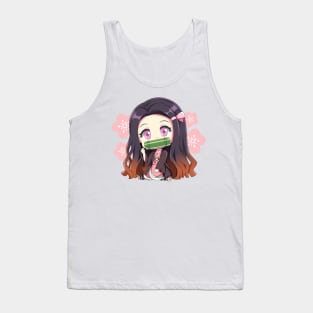 Chibi Nezuko Tank Top